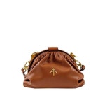 화살촉 미니백 2025 신상 구름 셔링 여성 가방 숄더 크로스백 흰색 트럼펫 : 디노베니