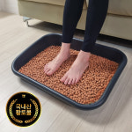하우스토피아 황토볼 발 마사지 지압 혈액순환 맨발걷기 세트 상자 : 홍쓰맘