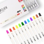 싸인펜 노크식유성매직 부드러운유성펜 : 오빠만물상회