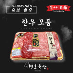 [한우모둠] 1++ BMS No.9 마장동 구이용 숙성 소고기 명절 선물세트 800g ~ : 대호축산