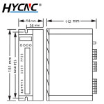 CNC DMA860H 2상 모터용 스테퍼 컨트롤러 86 18 드라이버 드라이버 디스플레이 디지털 0A 57 Nema34 80VAC : 오두막27