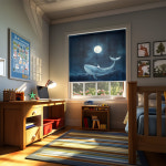 아라크네 실사롤스크린 아이방 블라인드 그림 키즈 30x30 : 아라크네