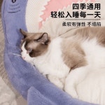 G1078 고양이 강아지 상어모양 집 침대 귀여운 푹신한 : 쿠마네상점