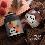 [다도 찻잎보관통] 예향원 핸드메이드 테마 스토리 푸바오 팬더 차통 E-10398 : 예향원