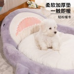 G1078 고양이 강아지 상어모양 집 침대 귀여운 푹신한 : 쿠마네상점