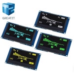 디스플레이 모듈 SSD1309 R3 C51 직렬 128x64 GREATZT LCD 42 인터페이스 OLED 인치 UNO I2C 인치 12864 SPI IIC : 오두막27