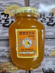 함평청정 순수 자연산 옻꿀 야생 옻나무꽃 꿀 숙성 벌꿀 유리병 2.4kg : 함평청정꿀