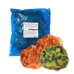 김치전 부추전 오징어 전 미니 모듬 튀김 냉동 명절 바삭 : 마니쿡스