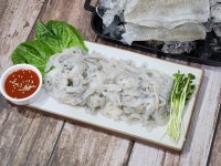 통통 활 도다리 회 250g : 수산물 사장님