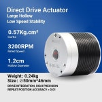 Myactuator 새로운 H-5015 브러시리스 DC 서보 모터 2500RPM 대형 중공 휴대용 PTZ 검사 AGV 협업 로봇 암 : ROTORA총판점