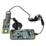 휴대용 현미경 200만배 HW001 확대경 검사 관찰 치수측정 스마트폰연결 : 공구장터 스토어