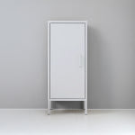 MKB 캐비넷 모던세로중 1문 수납장 4251015 425x400x1015mm, 1단, 화이트 2007.7369 : 마켓비 공식스토어
