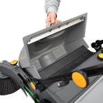 무동력 청소기 보행식 스위퍼 공장바닥분진 주유소 낙엽청소 라보 BSW 950 : 영선크린테크