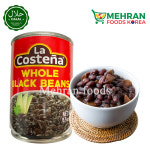 LACOSTENA Whole Black Beans 560g / 라코스테나 홀 블랙 빈스 : Mehran Foods