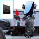 포르쉐 카이엔 2024 용 자동차 휴대폰 핸드폰 거치대 GPS 브래킷 내비게이션 스탠드 액세서리 : 피트맥스