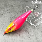 키우라 아이비에기 V0 쭈꾸미 갑오징어 미니수평 에기 009 누드 플로센트, 5.5cm(2.2인치) : 에이스낚시