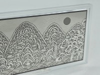 조선왕실의 궁중 병풍 일월오봉도 순은 99.9% 액자 블리온 실버 30g : 에스메탈