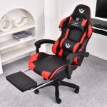 아우스 브이렉스 PC방 게이밍의자 컴퓨터 책상의자 사무실 사무 발받침 높이 각도조절 의자 : 뉴라이프상사