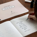 캘리그라피 글씨체 연습 책 손글씨 악필 교정 노트 펜글씨 교본 : 몰루스토어