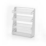 껌 진열대 계산대 스낵 소형 약국 매대 편의점 앞 사탕 판매대 화이트 3단 테이블 프로모션 선반 : 중국직구다모아