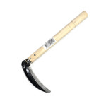 철기시대 수원이호 낫 S0675 나무자루 소 예초작업 잡초관리 원예 주말농장 농기구 : 다사와공구