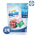 버블큐브 오드아이 향기 좋은 올인원 고농축 캡슐형 세탁 세제 14g 30개입, 2개 : DECO LIFE