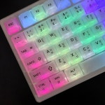 아랍어/러시아어/한국어/ Keycap AR 밀키 PC 스위치 CHERRY 화이트 Keycaps 안개 122keys 서리 87/104/108 투명 낀 매트 : 렛츠원 스토어