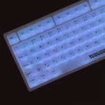 아랍어/러시아어/한국어/ Keycap AR 밀키 PC 스위치 CHERRY 화이트 Keycaps 안개 122keys 서리 87/104/108 투명 낀 매트 : 렛츠원 스토어