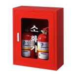 소화기보관함 2구 (SY-7005) 소화기거치대 소화기받침대 소화기함 소화기이동함 옥외소화기함 소화기케이스 소화기안전함 소화기정리함... 