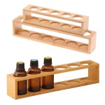 아로마 테라피 병 보관용 나무 에센셜 오일 랙 5/6 구멍 30ml 탁상 디스플레이 스탠드 : 서원글로벌17