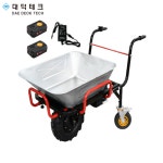 대덕테크 DDT-PS1 40V 배터리 2개세트 함지포함 전동운반차 그라운드러너 다목적 충전리어카 핸드카트 : 공구중독