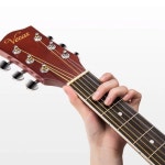 초보자를 위한 41/38 인치 어쿠스틱 기타 성인 포크 6 현 최고의 선물 또는 AGT16 : 플러피홈 fluffyhom