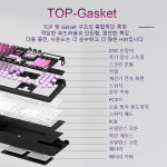 스왑 화면/3 풀 RGB 무음 무선 분할 스페이스 GK104 계산기 사이즈 게임용 사용자 기계식 핫 Pro PBT 8K 바 스위치 정의 키캡 음성 키보드... 