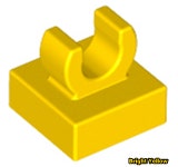 레고 타일 O 클립 Tile 1 x 1 with Open O Clip 15712 44842 Bright Yellow 노랑 : 아이엠브릭