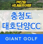 대호단양cc 1박2일 골프패키지 충청도골프 : 자이언트 골프패키지