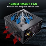 T.F.SKYWINDINTL PC 전원 공급 장치 700 와트 검정색 게임용 조용한 120mm 팬 24핀 12V ATX   데스크탑 컴퓨터 PSU : 9월의햇살