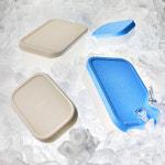 [N배송] 아이스웨이 실리콘 냉동용기 직사각 1700ml WSK7105 : 실리만