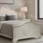 미라지가구 485-4204K Twin Panel Bed 원목 침대 트윈 : 미라지가구