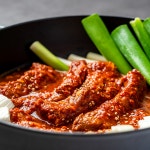 등갈비 찜 쪽갈비 매운 김치 돼지 캠핑 밀키트 돼지갈비찜 800g, 3개 : 월정식품점