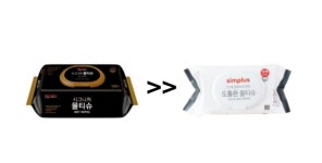홈플러스 시그니처 물티슈 캡형 100매 20팩 : 잘되는 SKBC