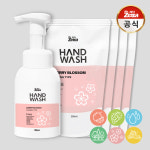 [1+4 기획] 미스터제타 포밍 핸드워시 300ml 본품 1EA+리필 4EA : 보태니컬리프레시