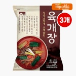 고향식품 즉석탕 옛맛 육개장 600g (국내산 소고기) x 3개 1인분 밀키트 원팩 간편식 간편요리 : 마켓별하익스프레스