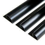 티타늄 블랙 헤어라인 라운드 재료분리대 8mm(꼼꼼이 몰딩) : 철물 스토어