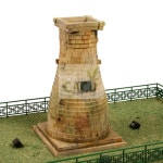 까코 DIY 첨성대 모형 조립 키트 세트 정밀 디오라마 공예 취미용 : 까코네하우스