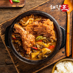 해장왕얼큰뼈해장국1kg x1팩 우리집 국거리 부모님식사 술안주 캠핑밀키트 해장국 : 따순둥푸드