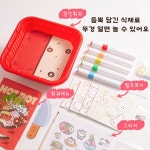 SOULPANG 어린이 주방놀이 압축 스펀지 입체 미술놀이 음식 인지 핸드메이드 장난감세트 : SOULPANG