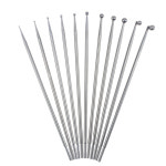 재사용 가능한 스테인레스 스틸 머신용 노드릴 스트로홀 절연 스텐 1 6mm 스트레이트 바 : 제제트레이드006