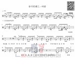 바람 - 유다빈밴드 6 레벨 중급 드럼 악보 : MY DRUM SHEET
