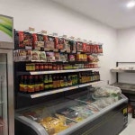 냉장고 선반 무인아이스크림 프레임 냉동고 타공 마트 편의점 그레이 양면 90x75x128 보조 : 머니다와라