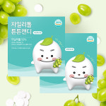 한 입에 쏙! 맛있게 충치 예방 (국내생산) 자일리톨 튼튼캔디 60정 샤인머스켓맛, 102g, 2개 : 구강용품 해피키즈몰